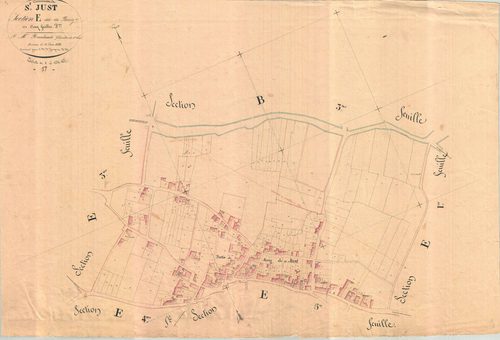Saint-Just-Luzac - Section E2 dite du Bourg.