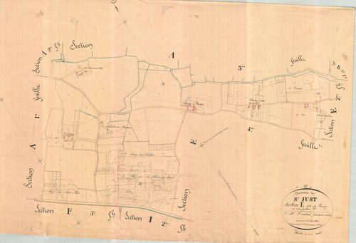 Saint-Just-Luzac - Section E3 dite du Bourg.