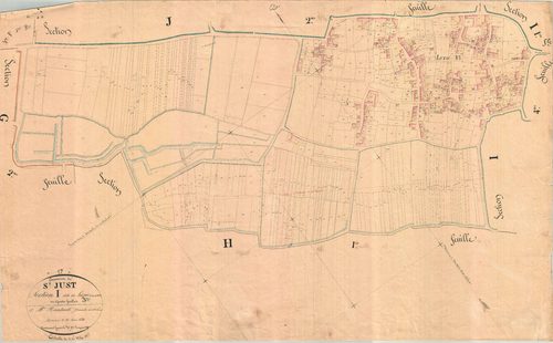 Saint-Just-Luzac - Section I3 dite de Luzac et des Quatres Moulins.