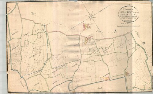 Saint-Laurent-de-la-Barrière - Section B1 dite de la Bastière.