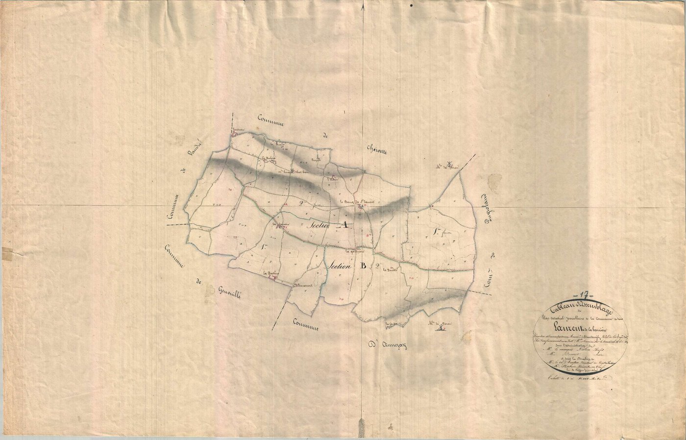 Saint-Laurent-de-la-Barrière - Tableau d'assemblage.