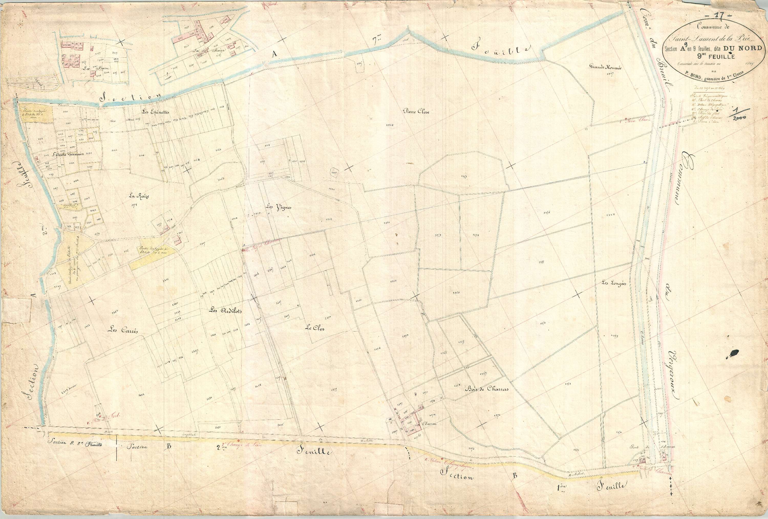 Saint-Laurent-de-la-Prée - Section A9 dite du Nord.