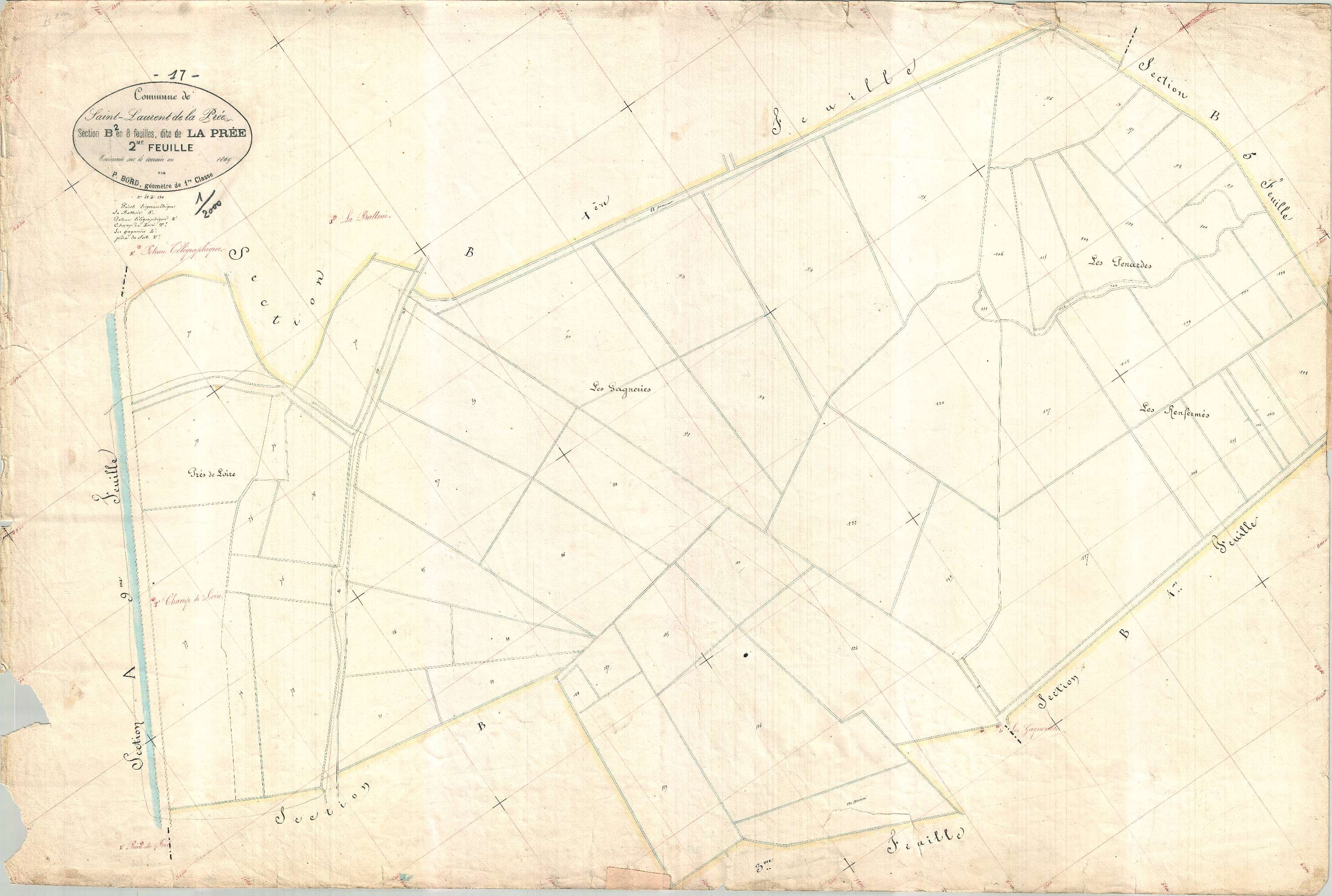 Saint-Laurent-de-la-Prée - Section B2 dite de la Prée.