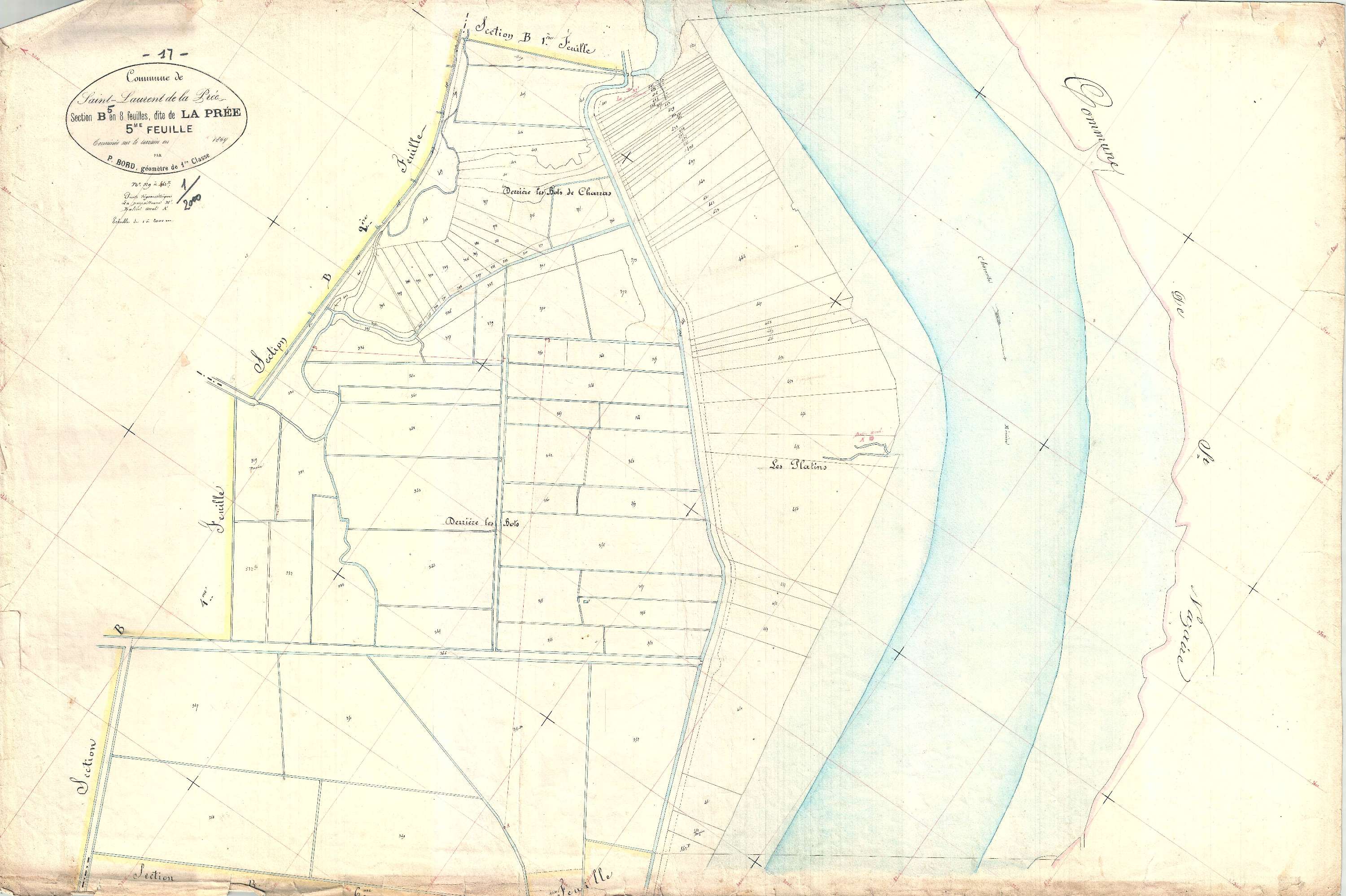Saint-Laurent-de-la-Prée - Section B5 dite de la Prée.