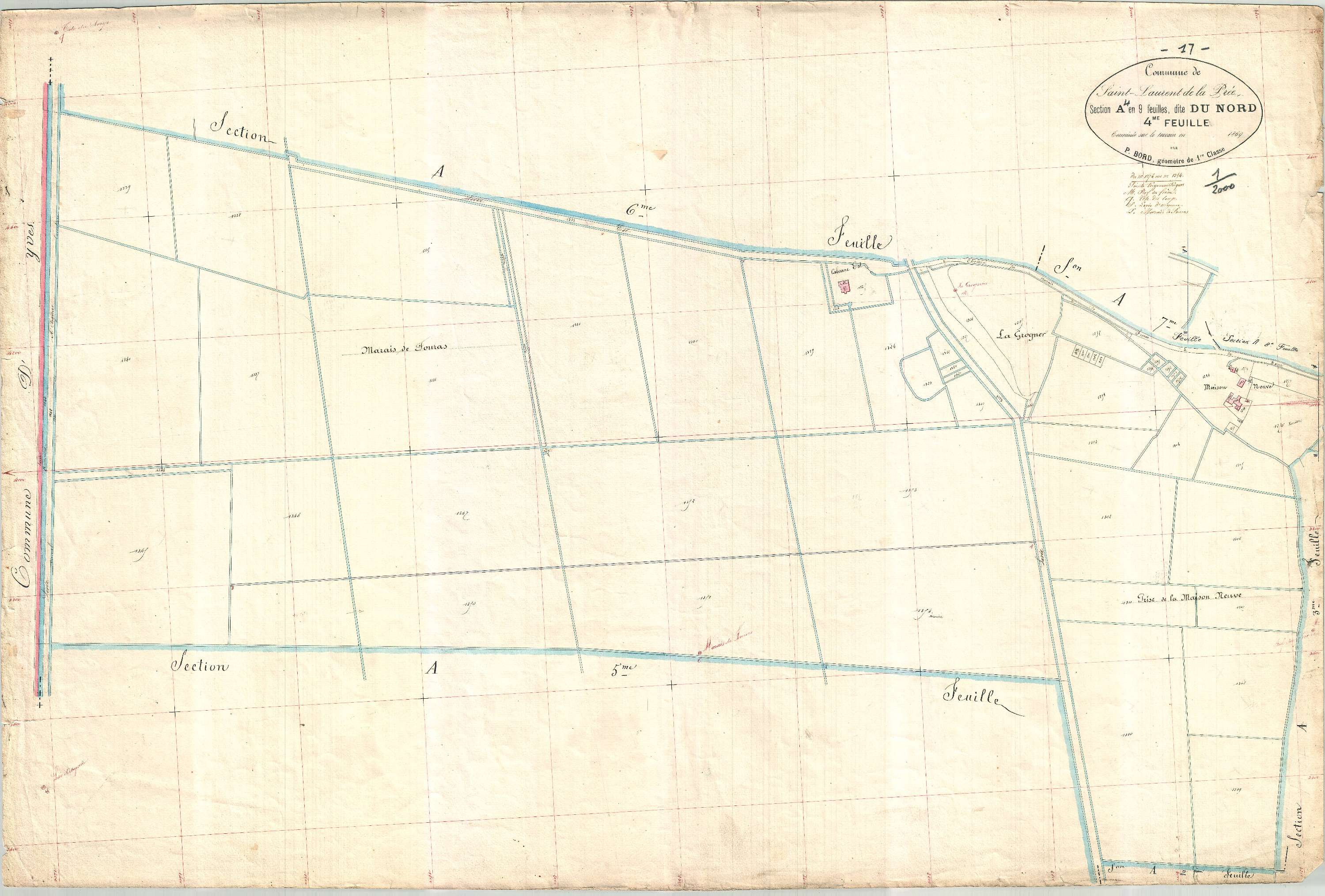 Saint-Laurent-de-la-Prée - Section A4 dite du Nord.