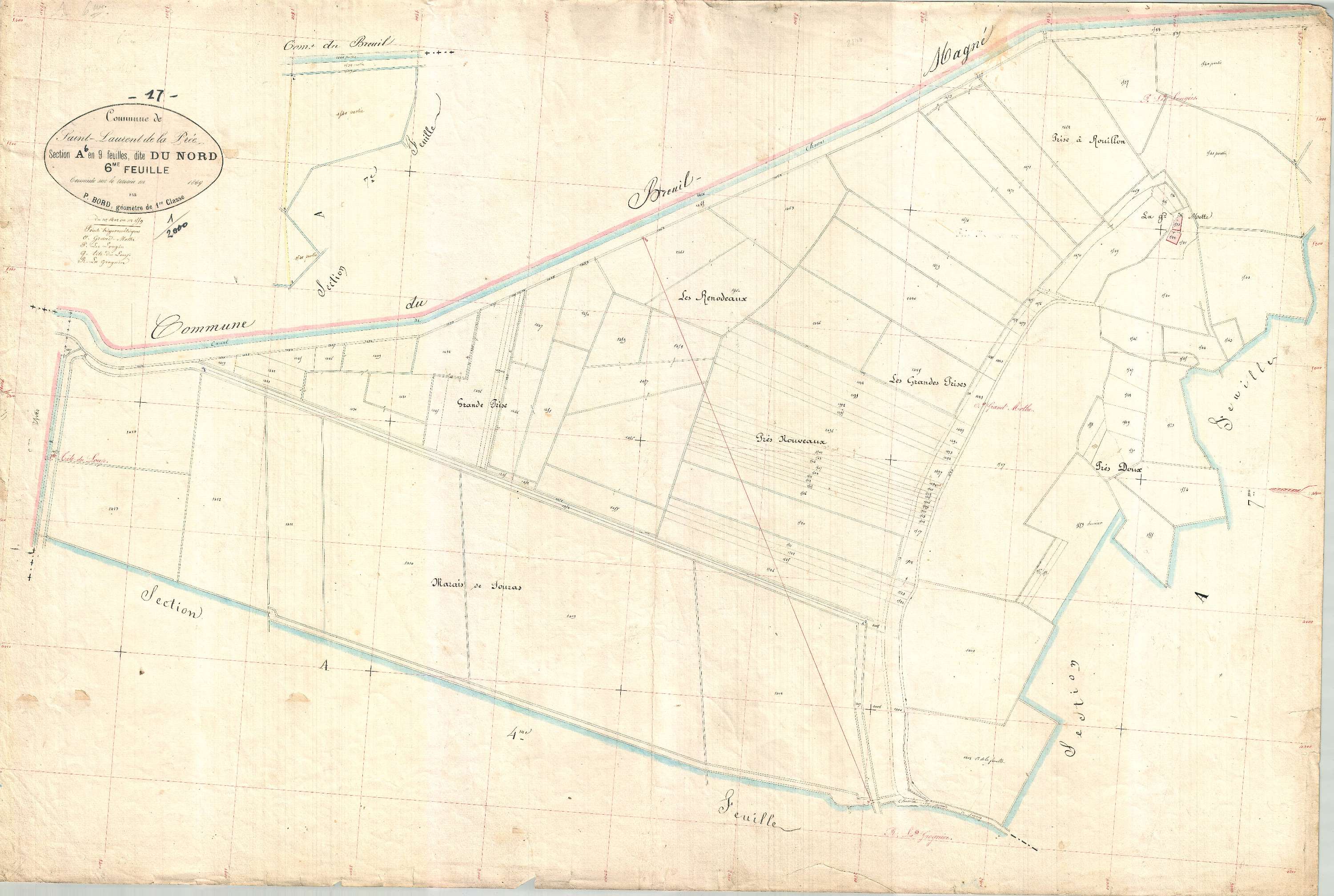 Saint-Laurent-de-la-Prée - Section A6 dite du Nord.