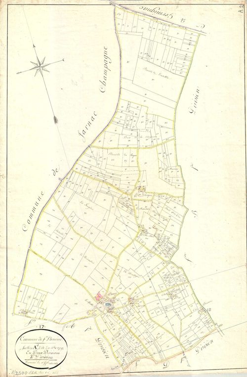 Sainte-Lheurine - Section A2 dite du Bourg.