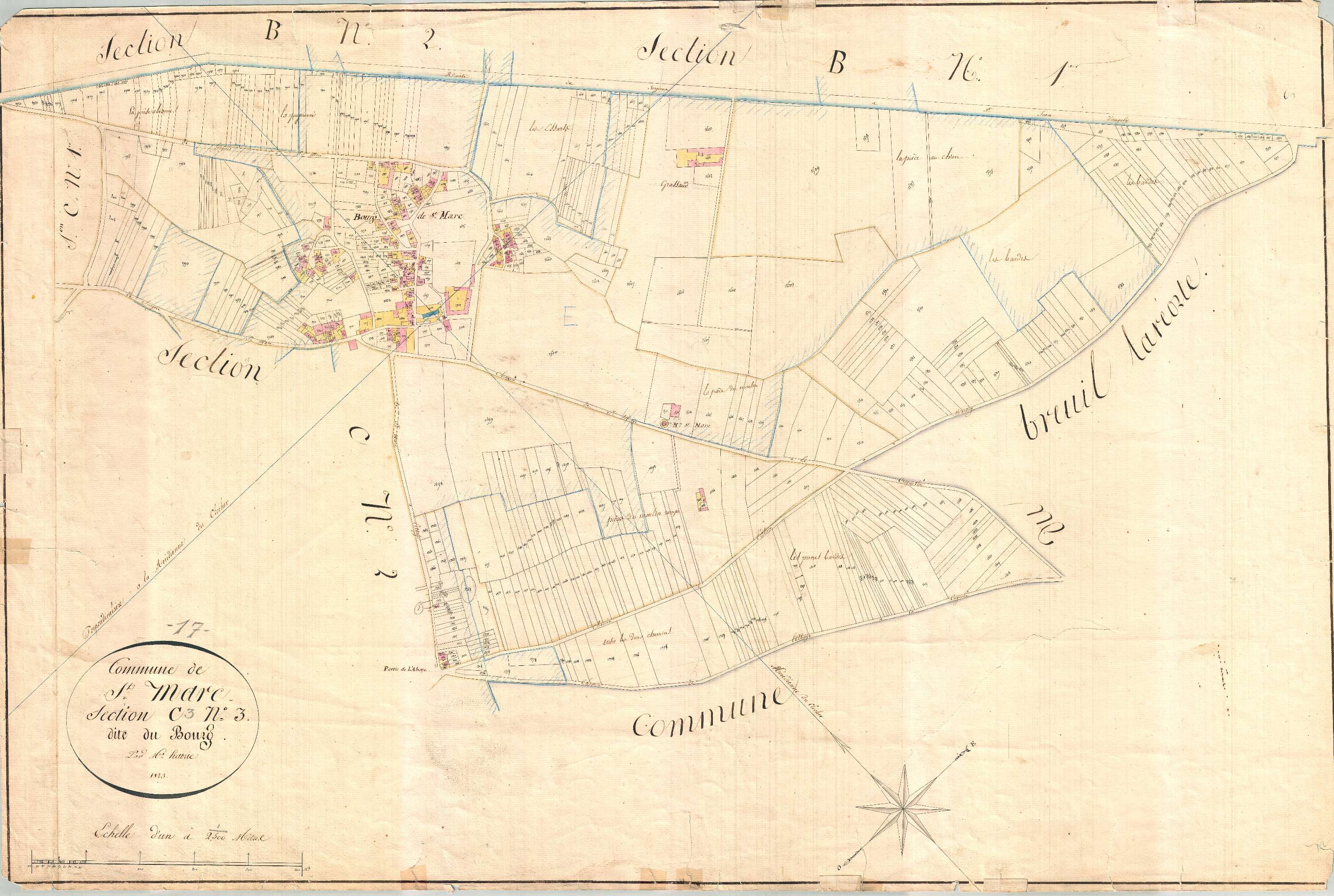 Saint-Mard - Section C3 dite du Bourg.