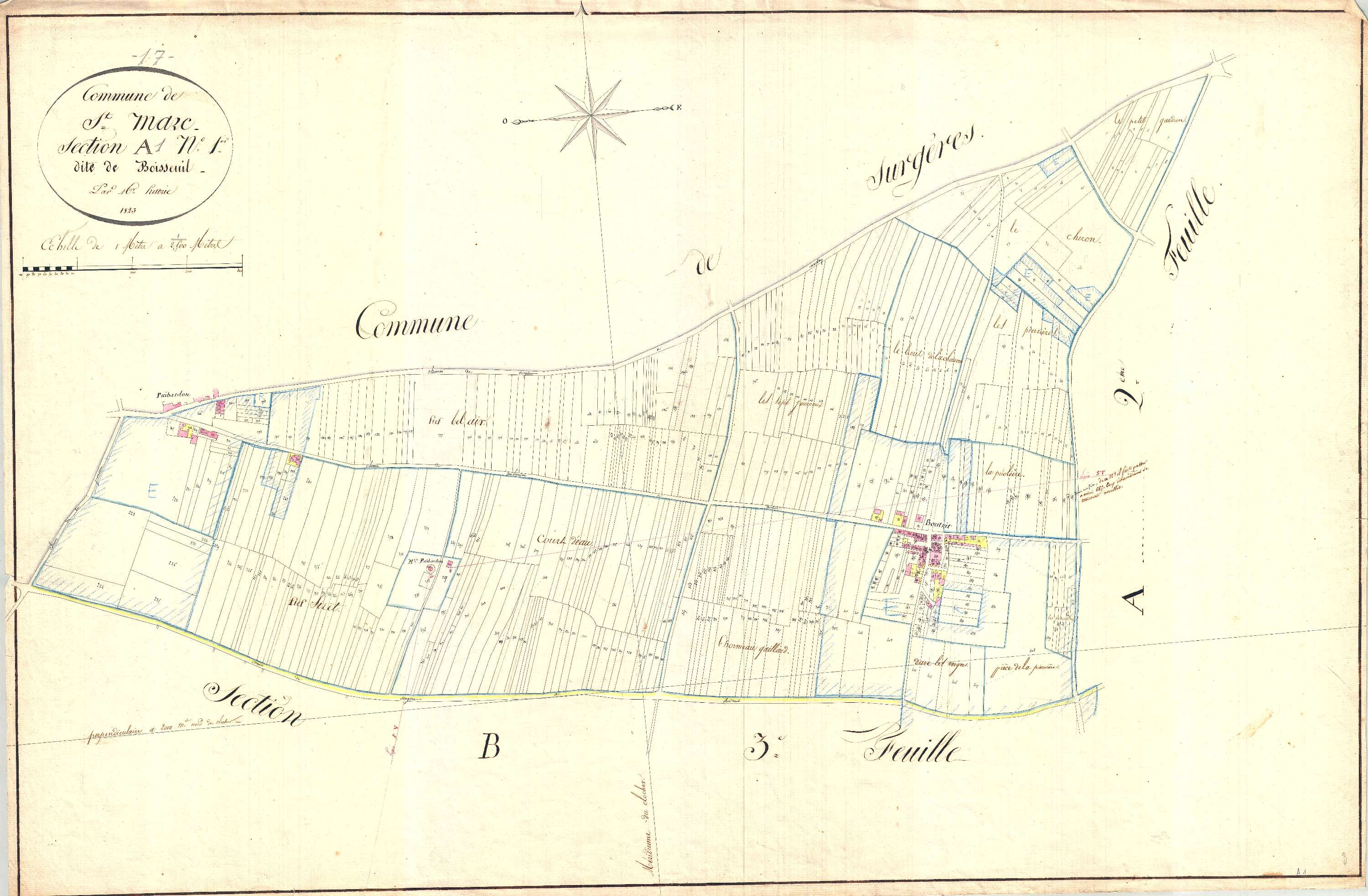 Saint-Mard - Section A1 dite de Boisseuil.