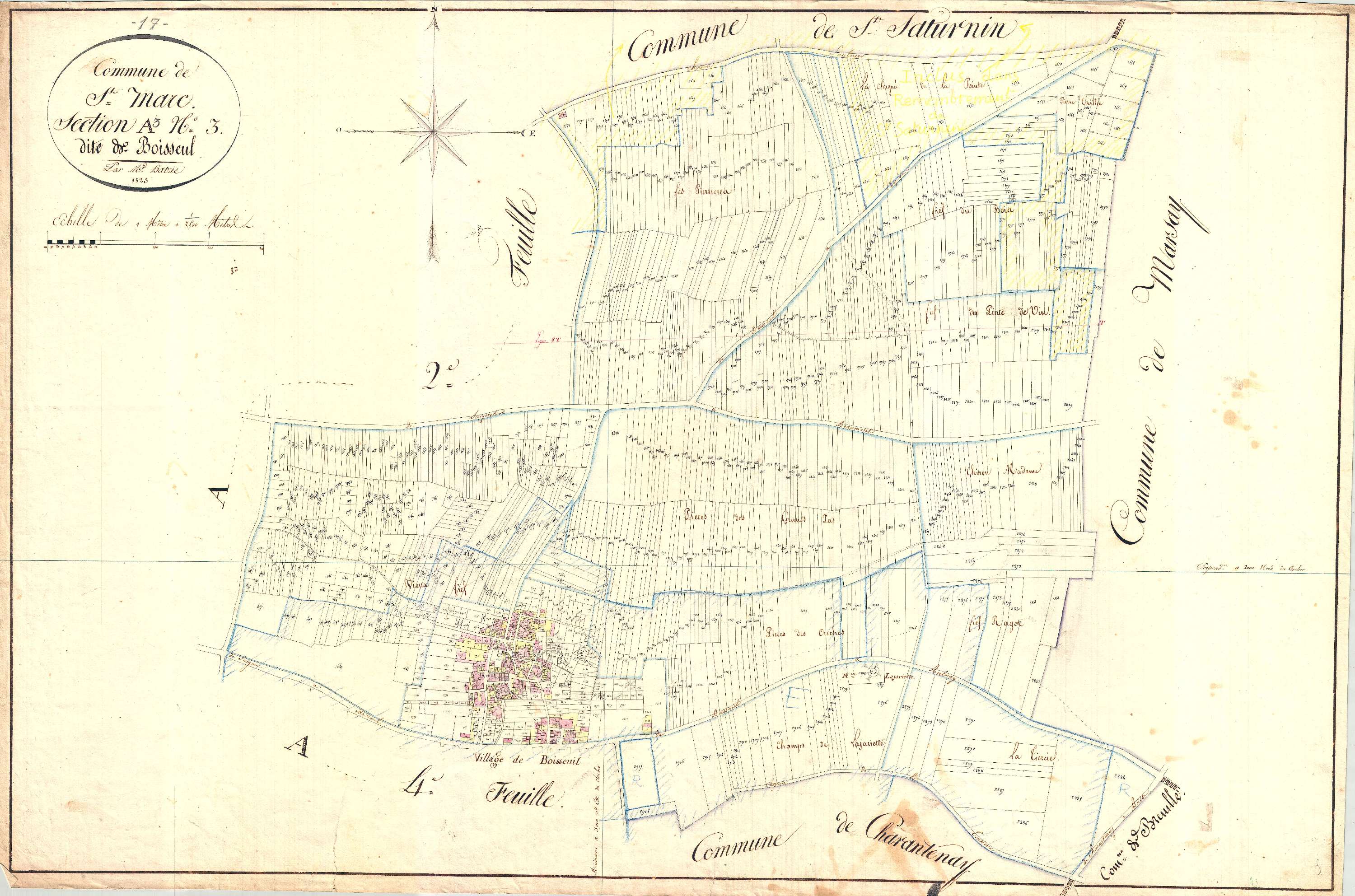 Saint-Mard - Section A3 dite de Boisseuil.