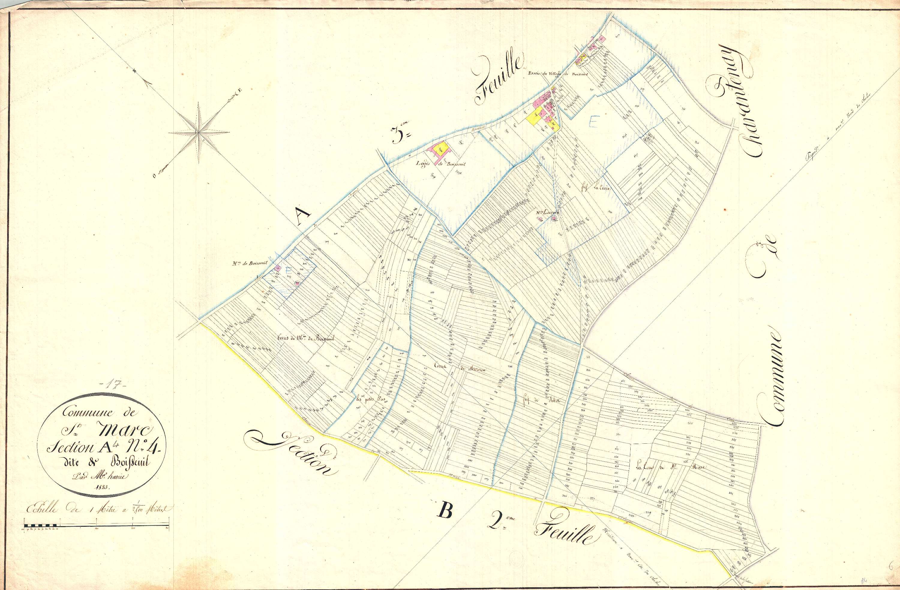 Saint-Mard - Section A4 dite de Boisseuil.