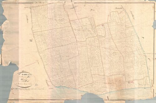 Sainte-Marie-de-Ré - Section J1 dite du Bourg. [document en mauvais état]