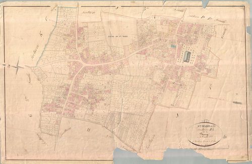 Sainte-Marie-de-Ré - Section J2 dite du Bourg. [document en mauvais état]