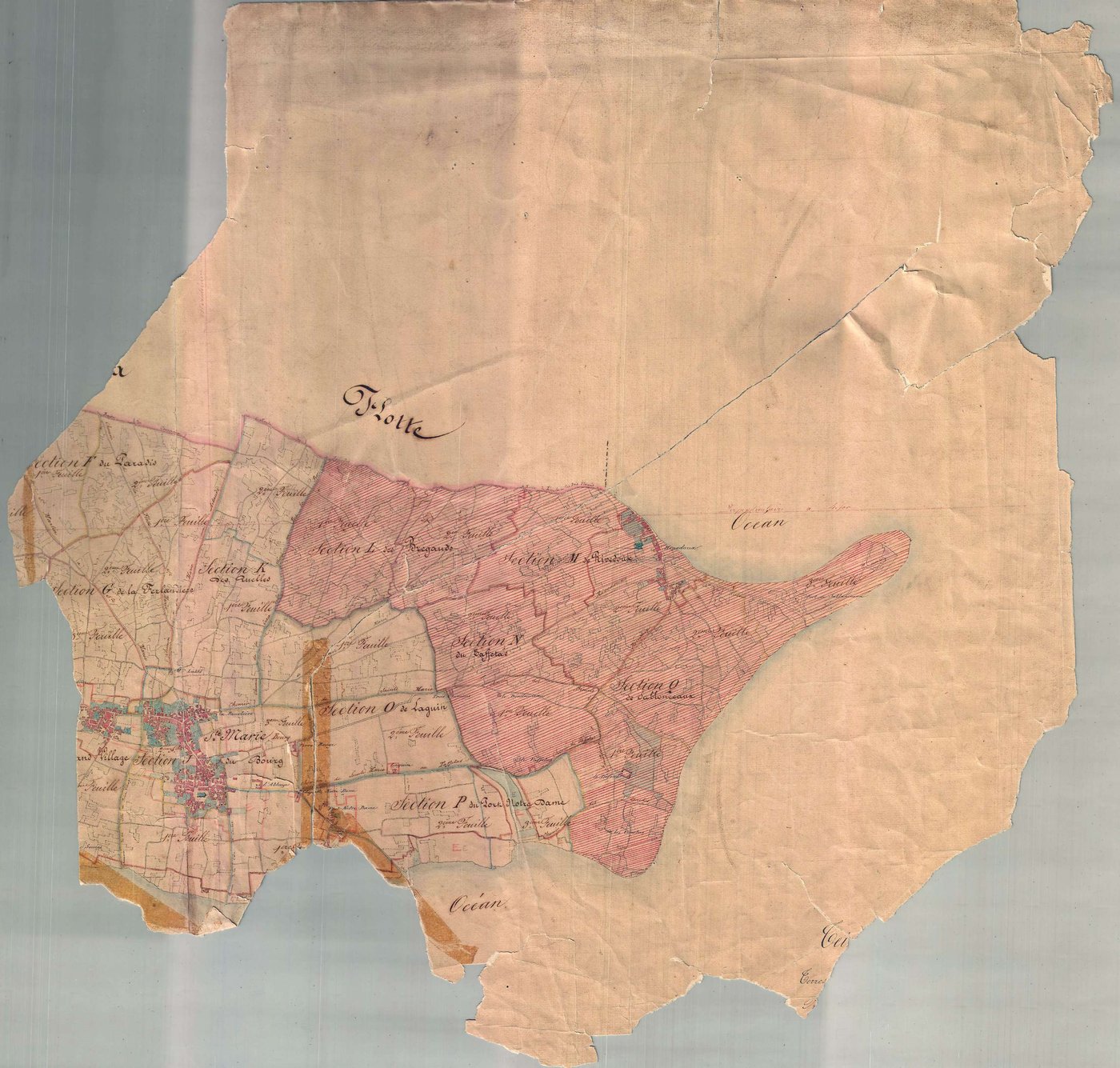 Sainte-Marie-de-Ré - Tableau d'assemblage. [document en mauvais état]