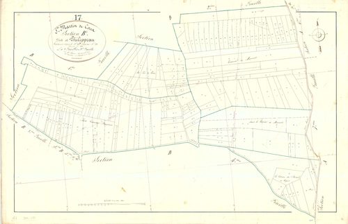 Saint-Martin-de-Coux - Section B3 dite de Philippeau.