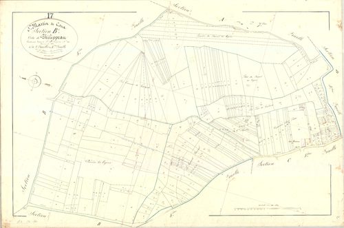 Saint-Martin-de-Coux - Section B4 dite de Philippeau.