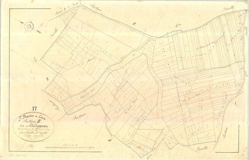 Saint-Martin-de-Coux - Section B5 dite de Philippeau.