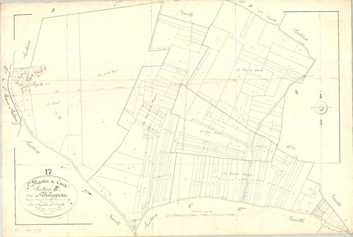 Saint-Martin-de-Coux - Section B6 dite de Philippeau.