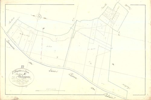 Saint-Martin-de-Coux - Section B7 dite de Philippeau.