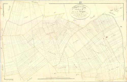 Saint-Martin-de-Coux - Section C3 dite de la Vergne.