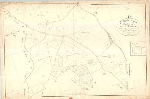 Saint-Martin-de-Coux - Section A1 dite de Mondain.