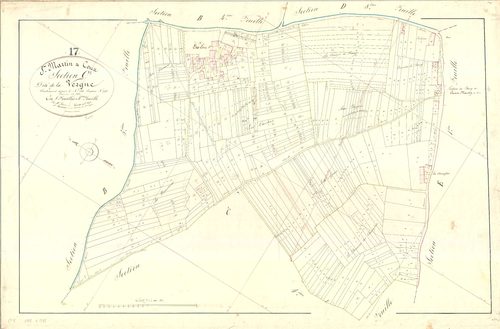 Saint-Martin-de-Coux - Section C5 dite de la Vergne.