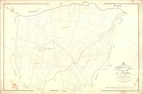 Saint-Martin-de-Coux - Section A2 dite de Mondain.