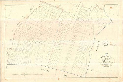 Saint-Martin-de-Coux - Section E4 dite du Bourg.