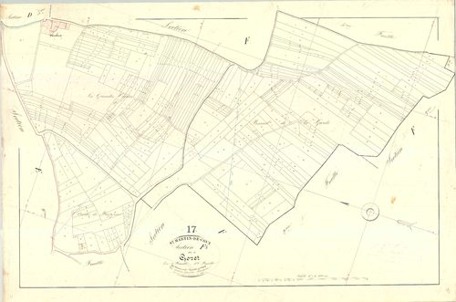 Saint-Martin-de-Coux - Section F1 dite de Goret.