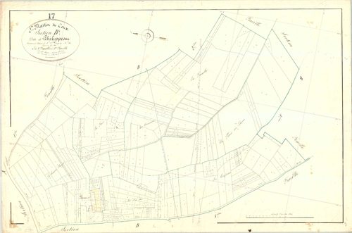 Saint-Martin-de-Coux - Section B1 dite de Philippeau.