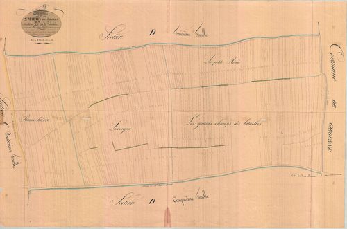 Saint-Martin-de-Juillers - Section D4 dite de la Ribatière.