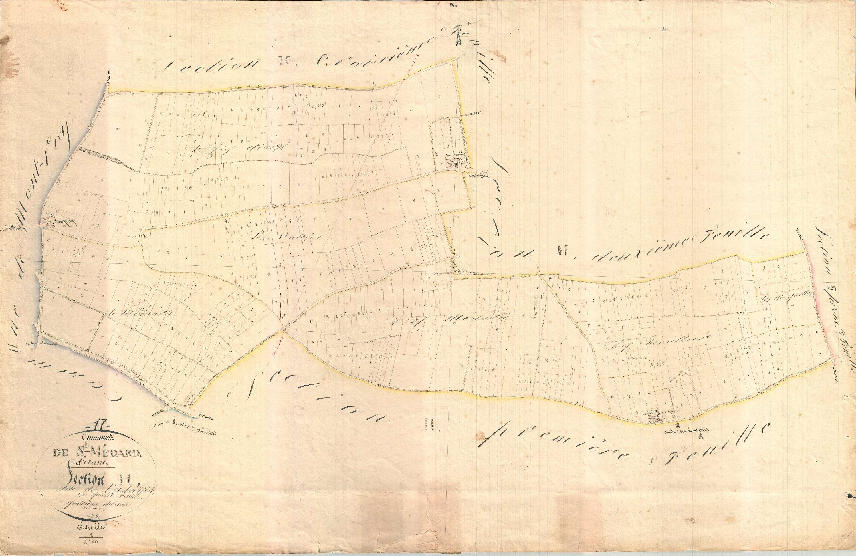 Saint-Médard-d'Aunis - Section H4 dite de l'Aubertière.