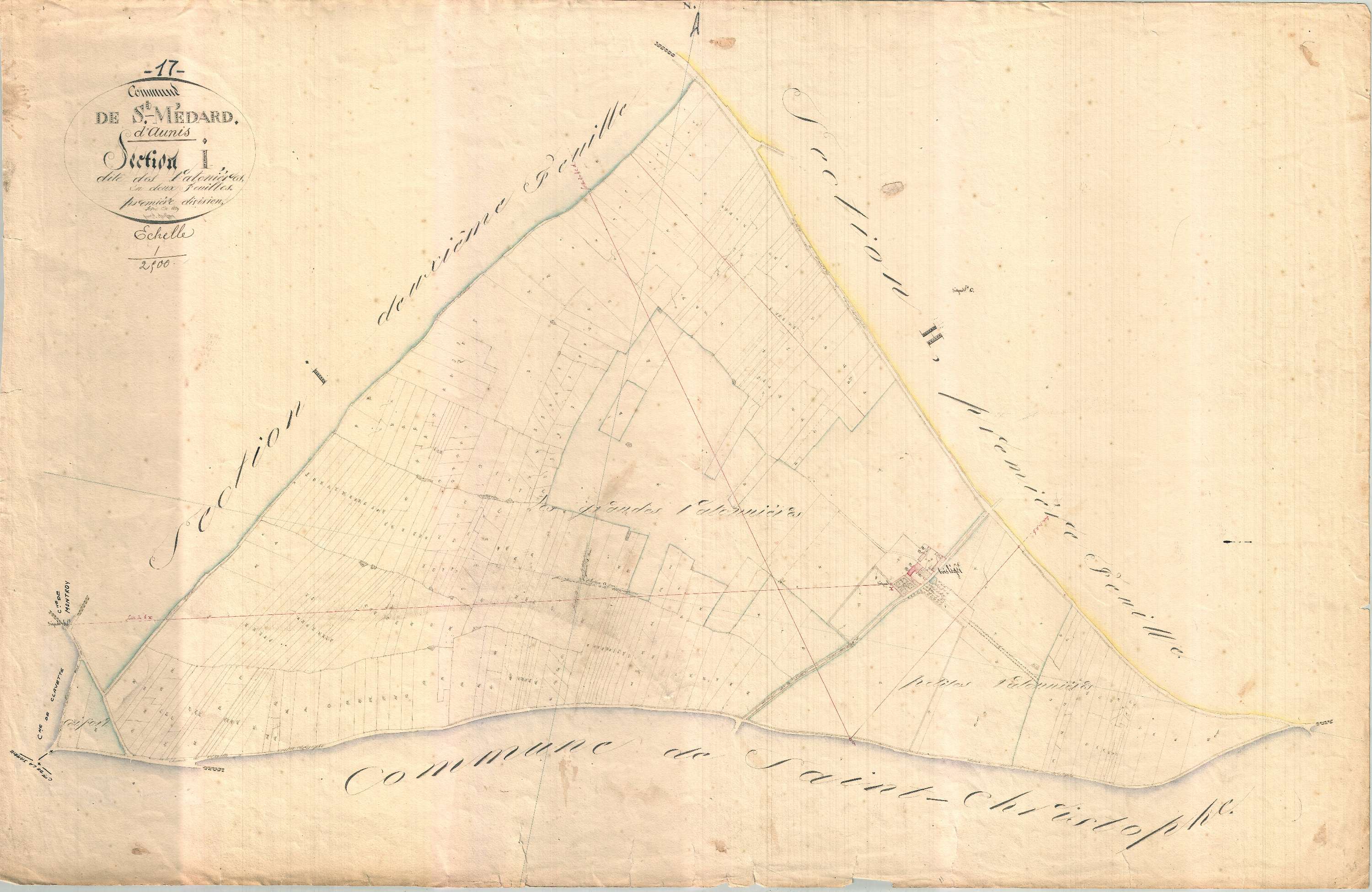 Saint-Médard-d'Aunis - Section I1 dite de la Palonnière.