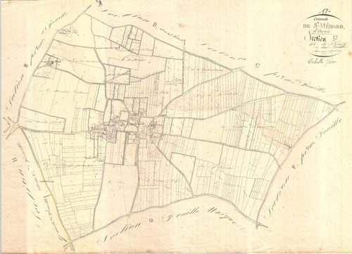 Saint-Médard-d'Aunis - Section F2 dite du Bourg.