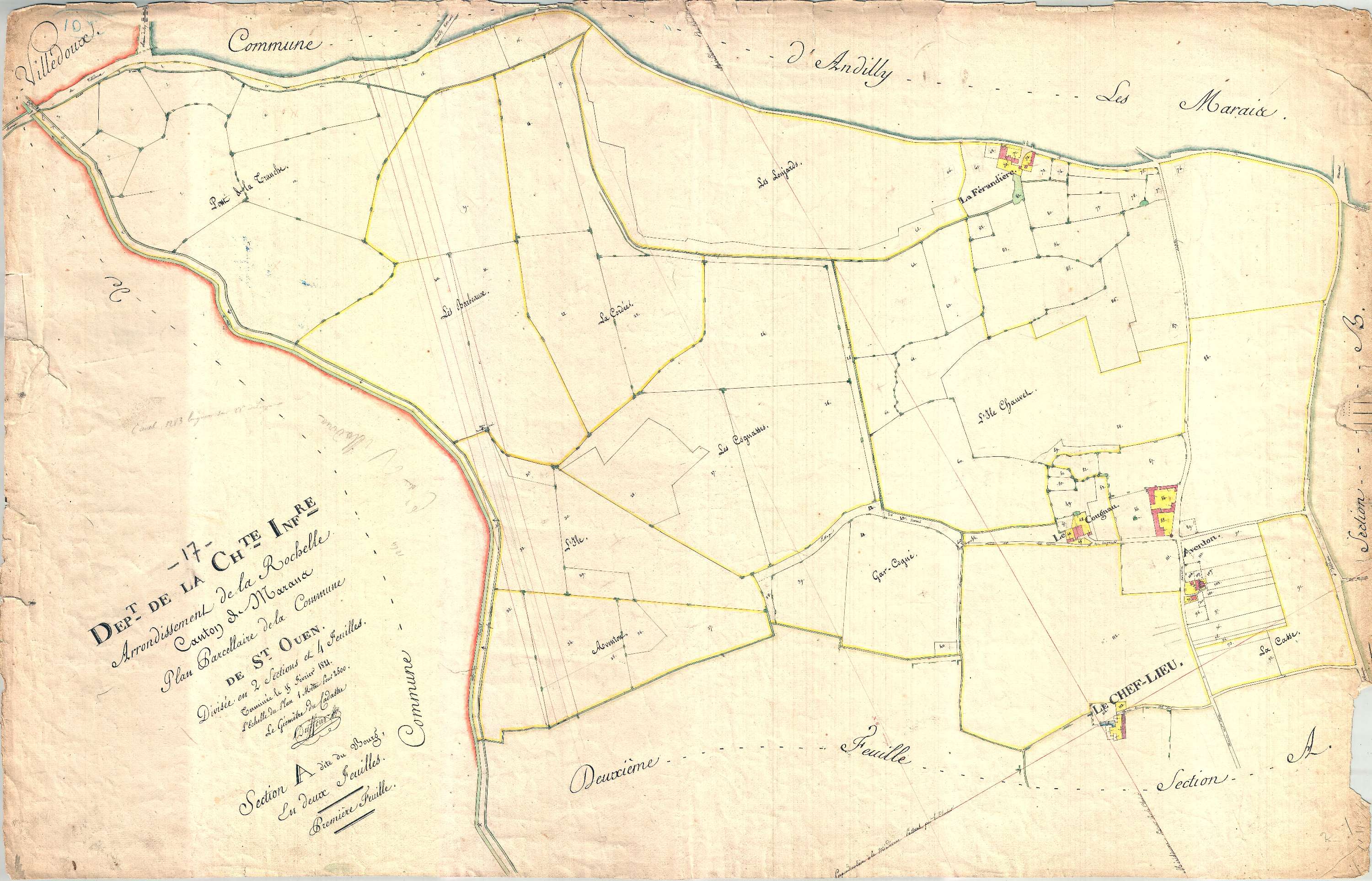 Saint-Ouen-d'Aunis - Section A1 (sans nom).