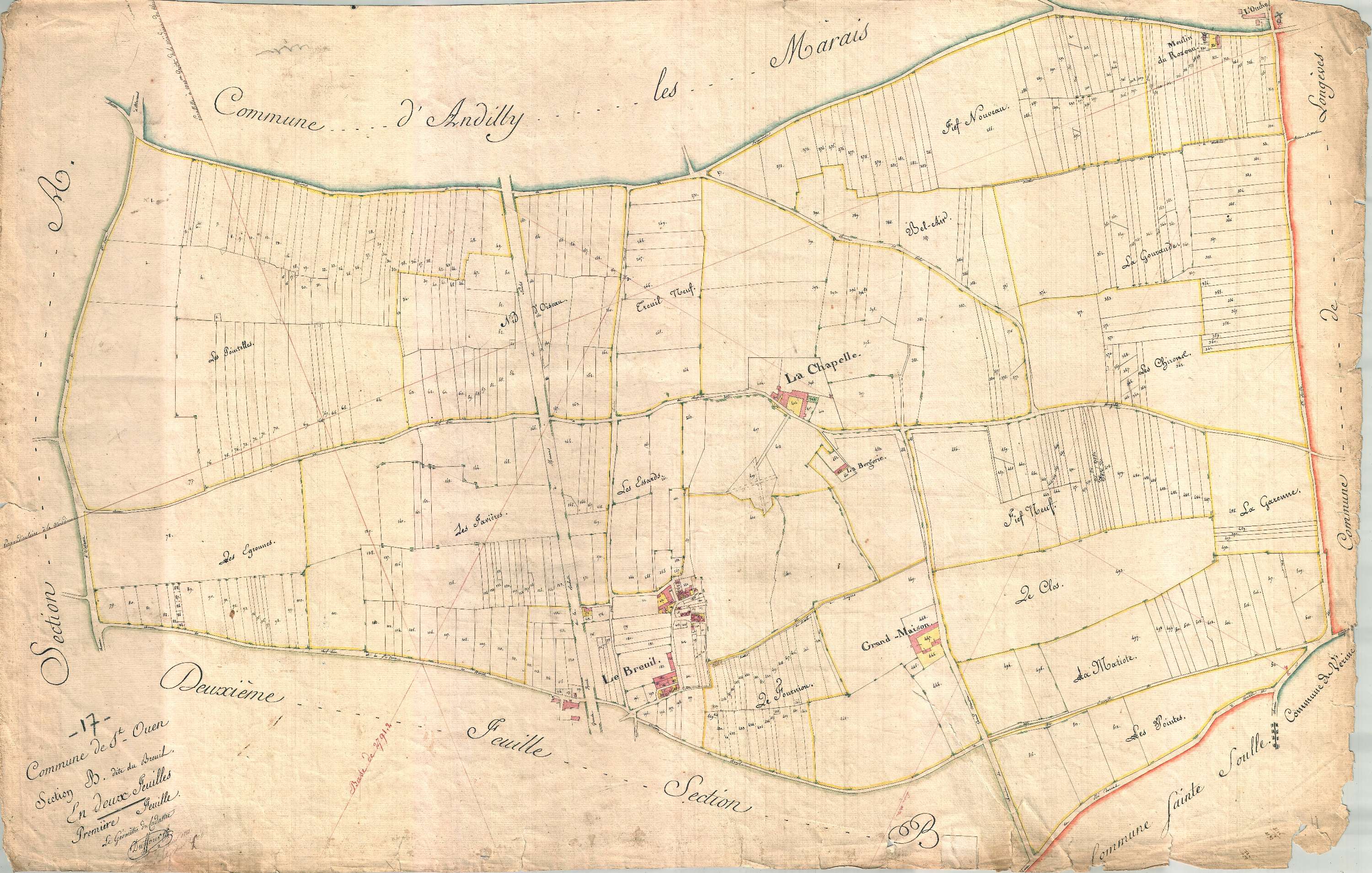 Saint-Ouen-d'Aunis - Section B1 (sans nom).