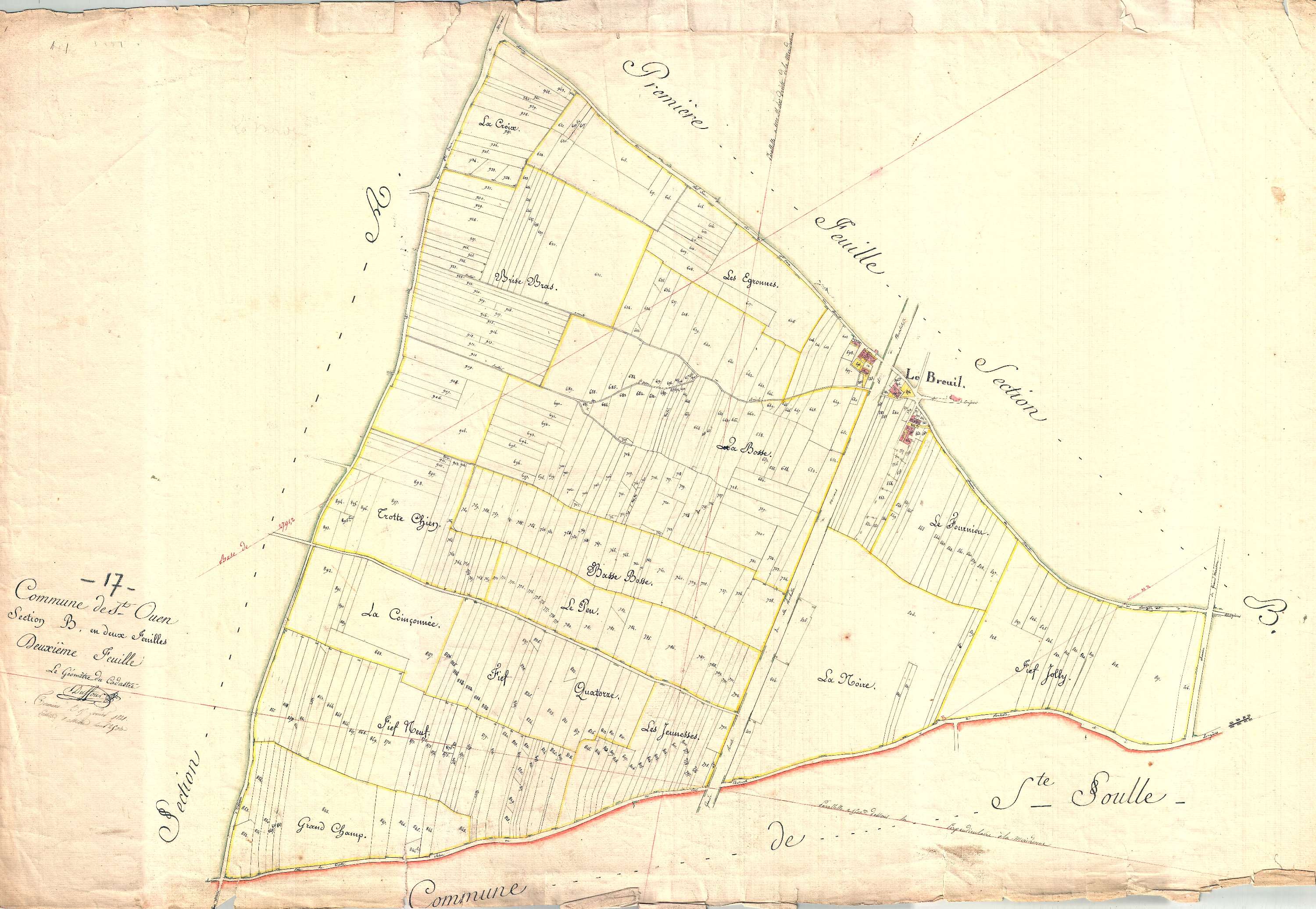 Saint-Ouen-d'Aunis - Section B2 (sans nom).