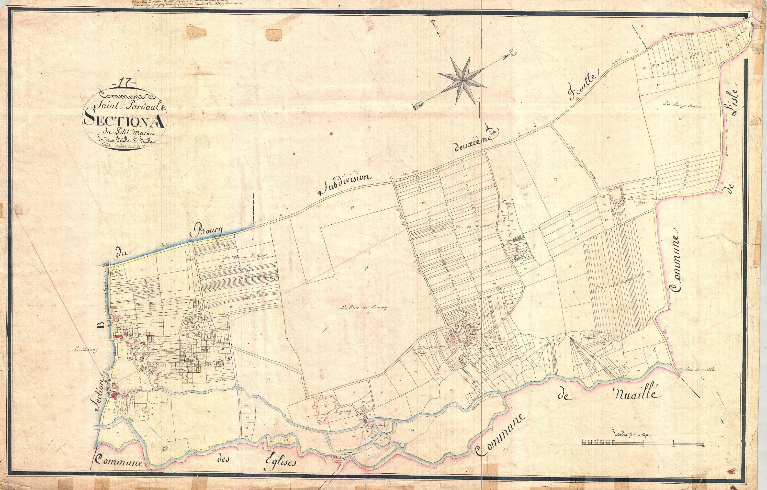 Saint-Pardoult - Section A1 dite du Petit Marais.