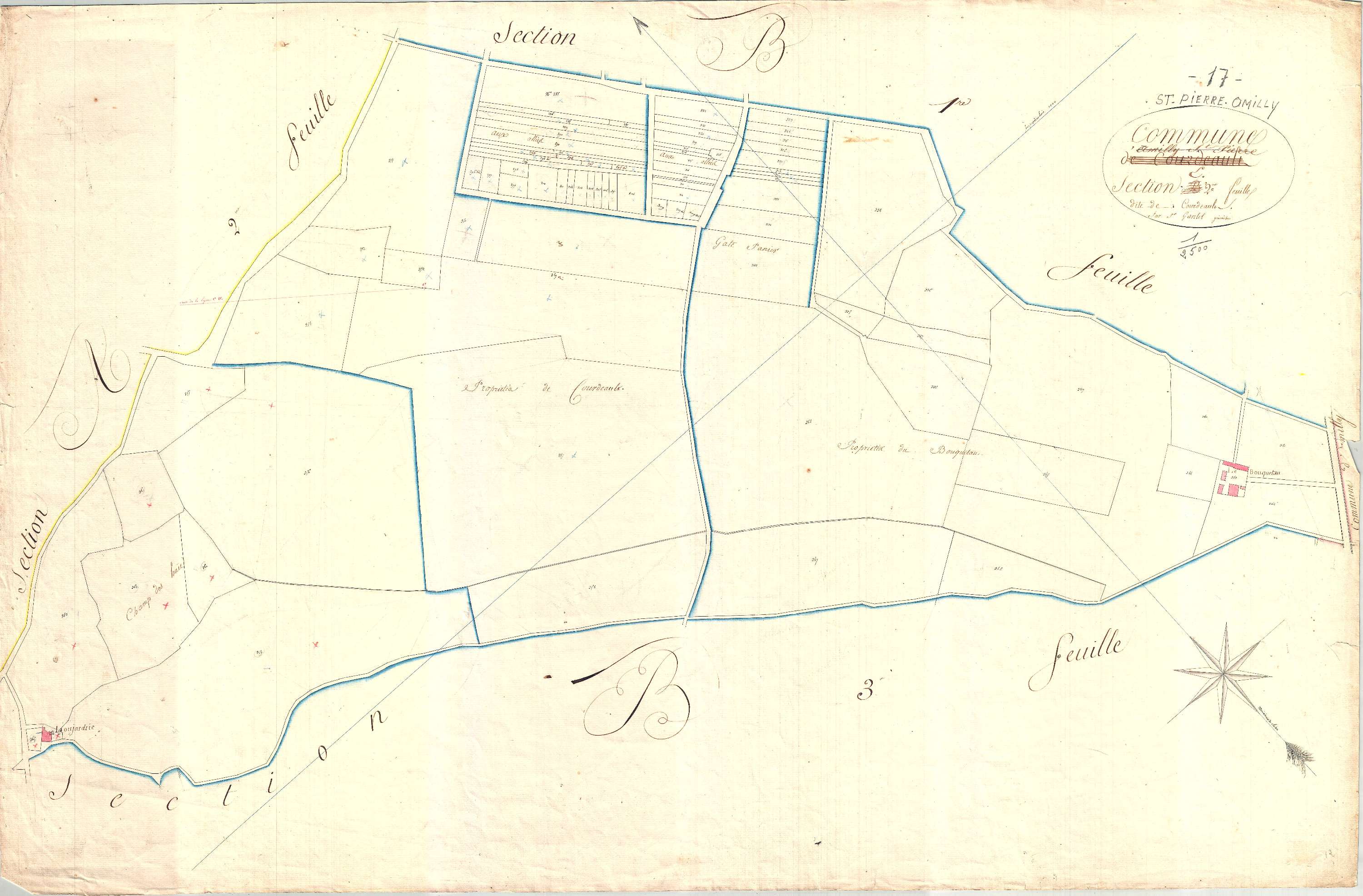 Saint-Pierre-d'Amilly - Section E2 dite de Courdeault.