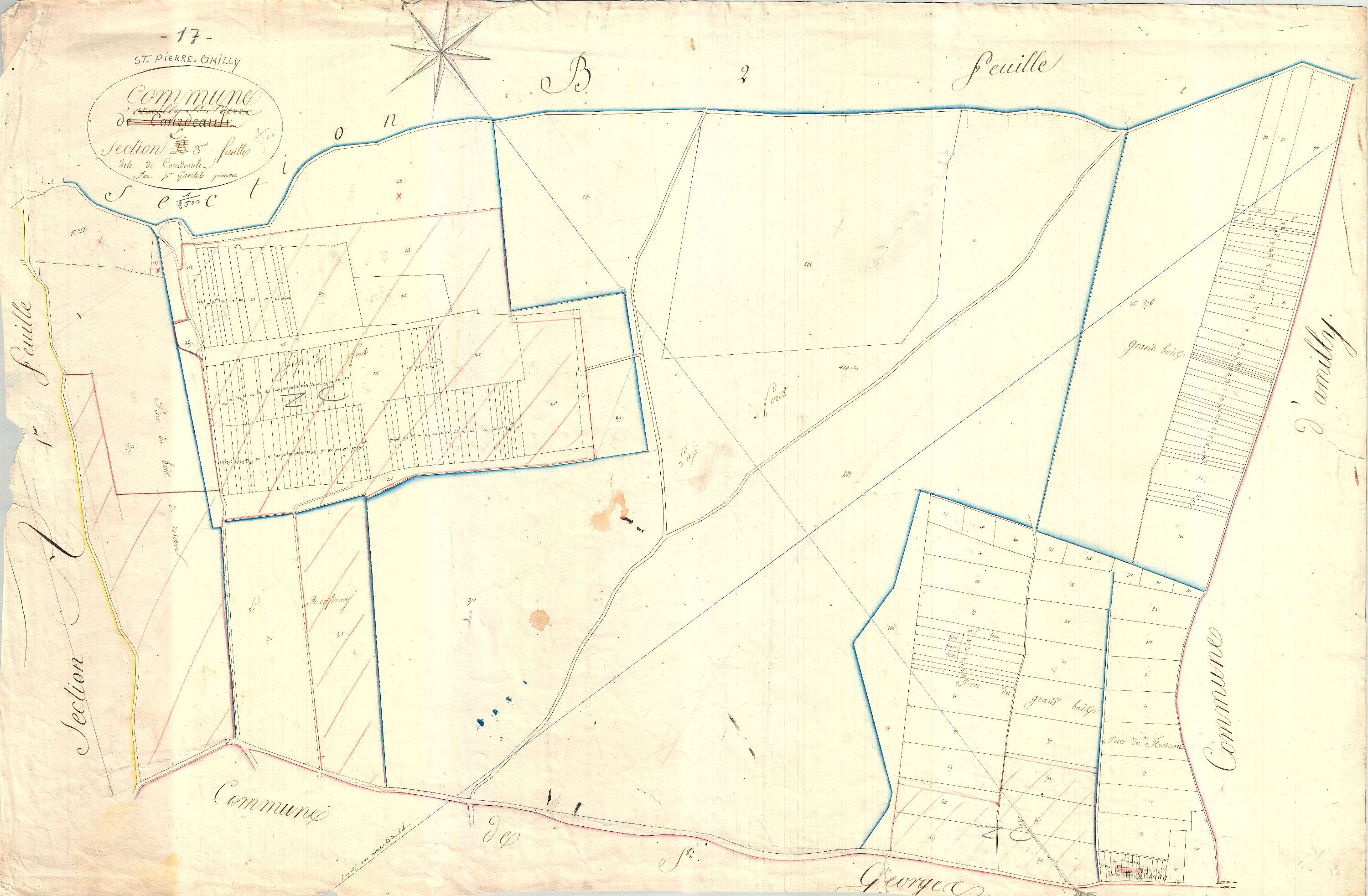 Saint-Pierre-d'Amilly - Section E3 dite de Courdeault.