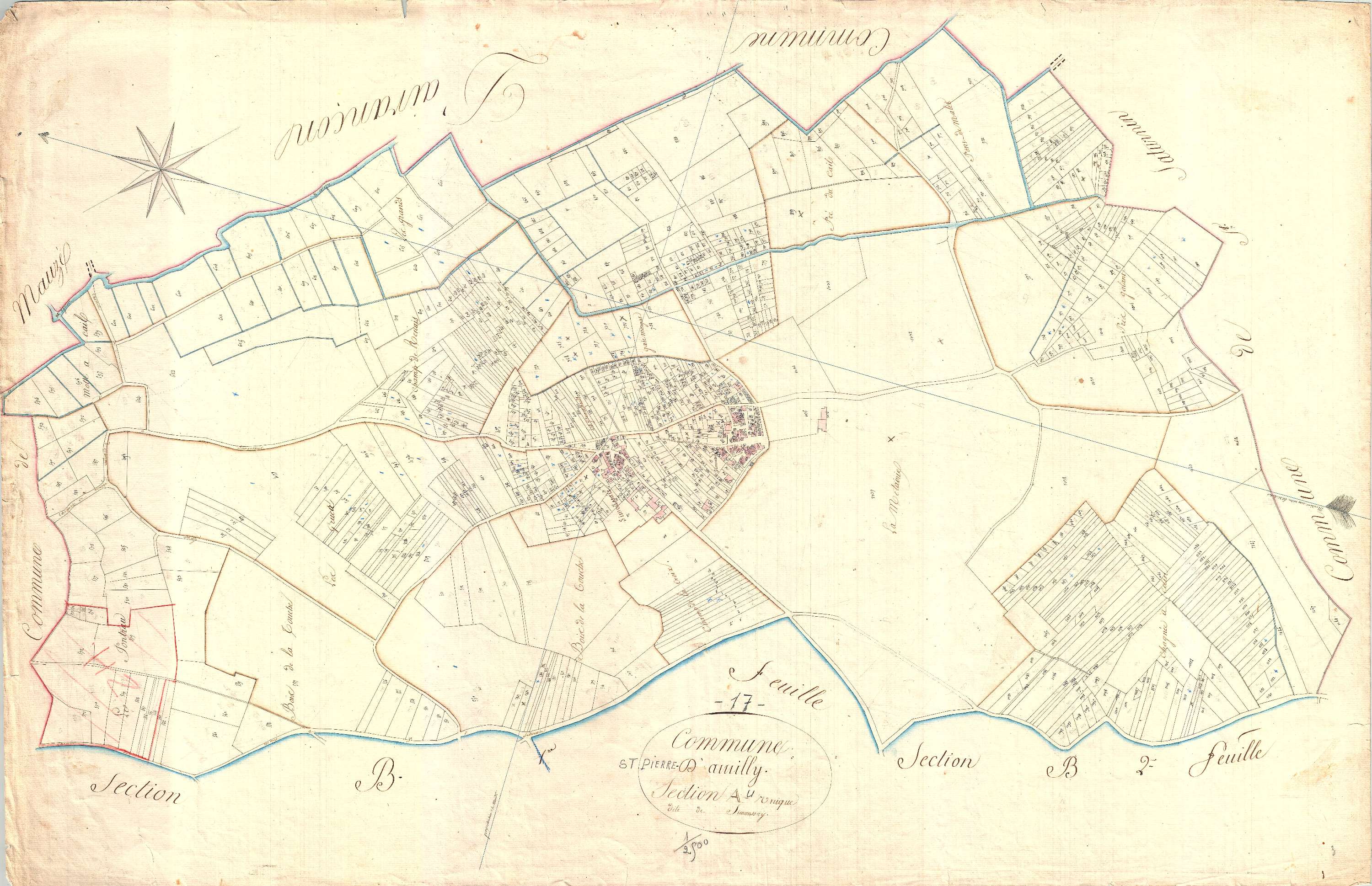 Saint-Pierre-d'Amilly - Section A dite de Simoussay.