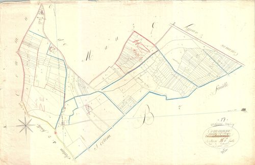 Saint-Pierre-d'Amilly - Section E1 dite de Courdeault.