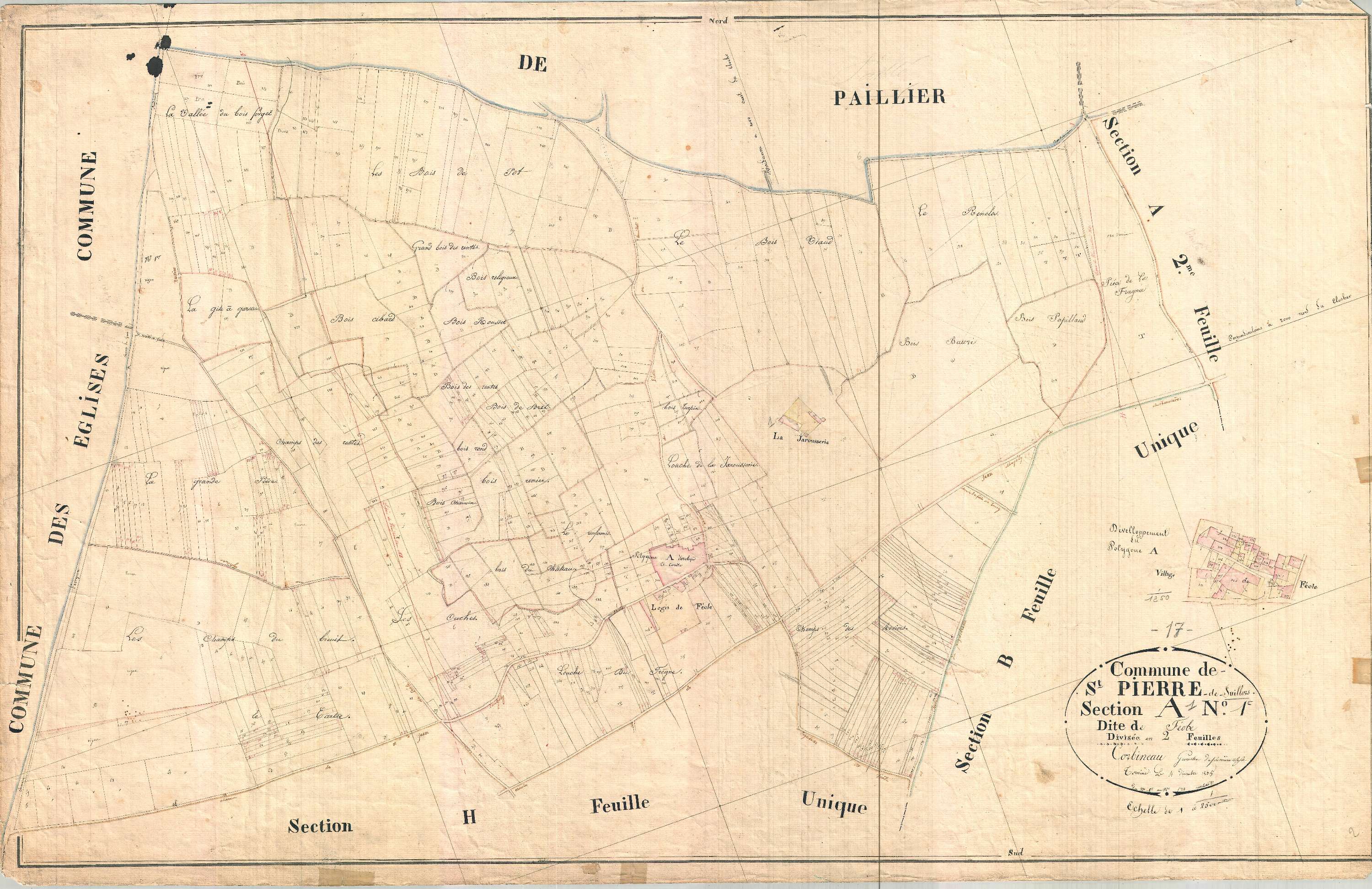 Saint-Pierre-de-Juillers - Section A1 dite de Féole.