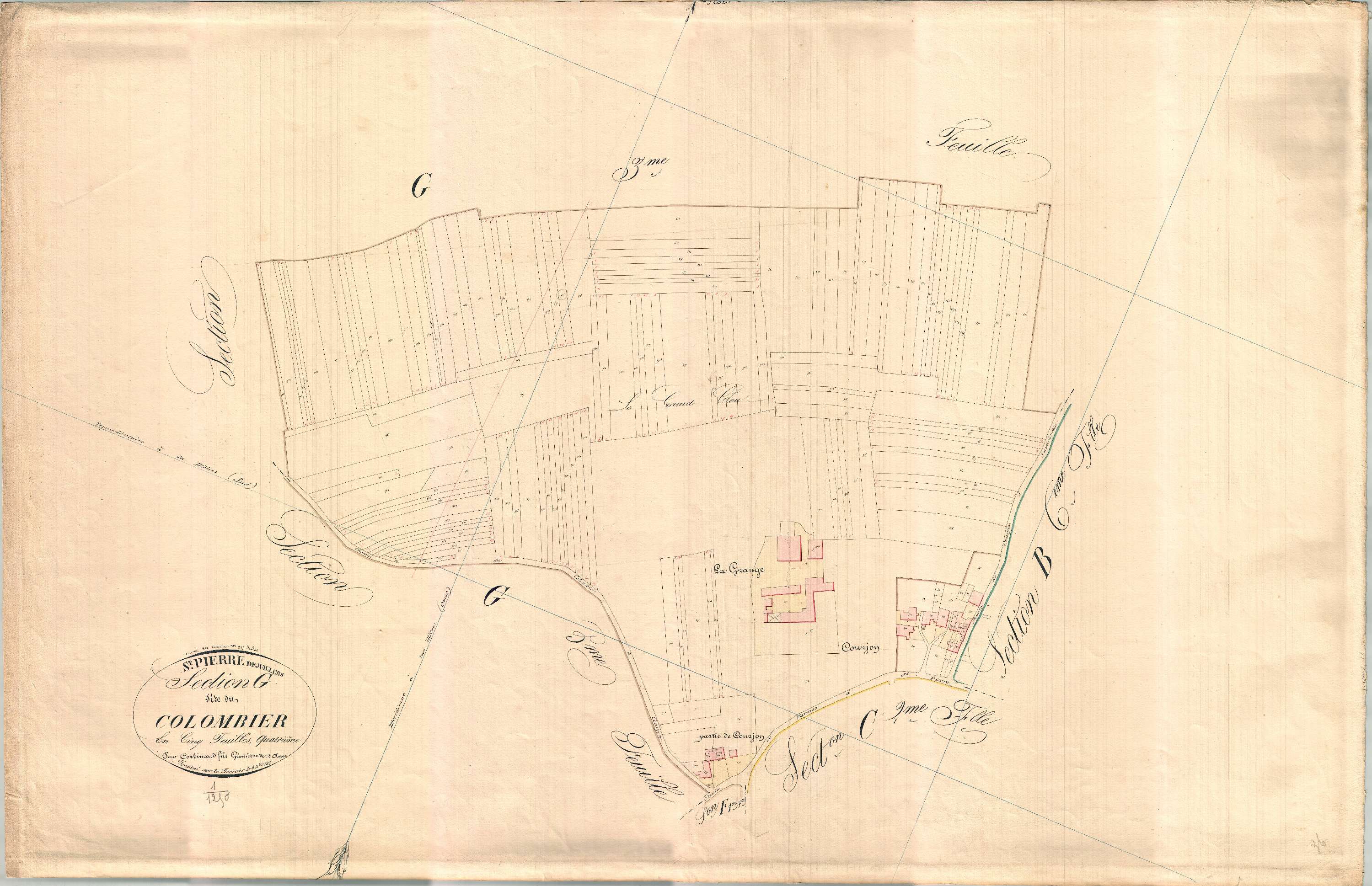 Saint-Pierre-de-Juillers - Section G développement 4 dite du Colombier.