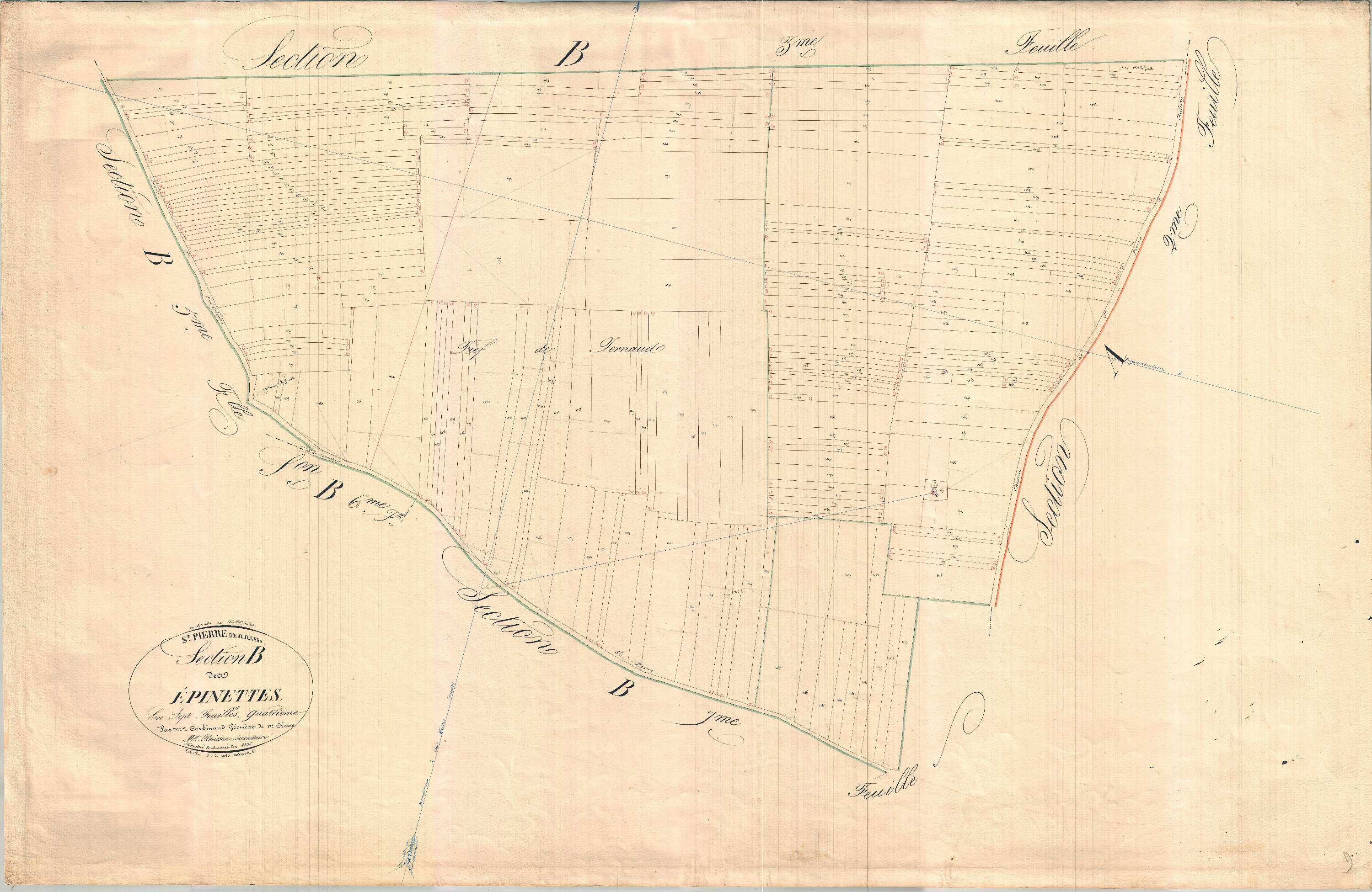 Saint-Pierre-de-Juillers - Section B5 dite des Epinettes.