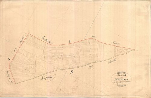 Saint-Pierre-de-Juillers - Section B2 dite des Epinettes.