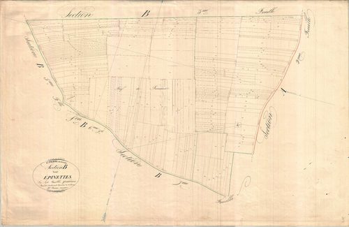 Saint-Pierre-de-Juillers - Section B5 dite des Epinettes.