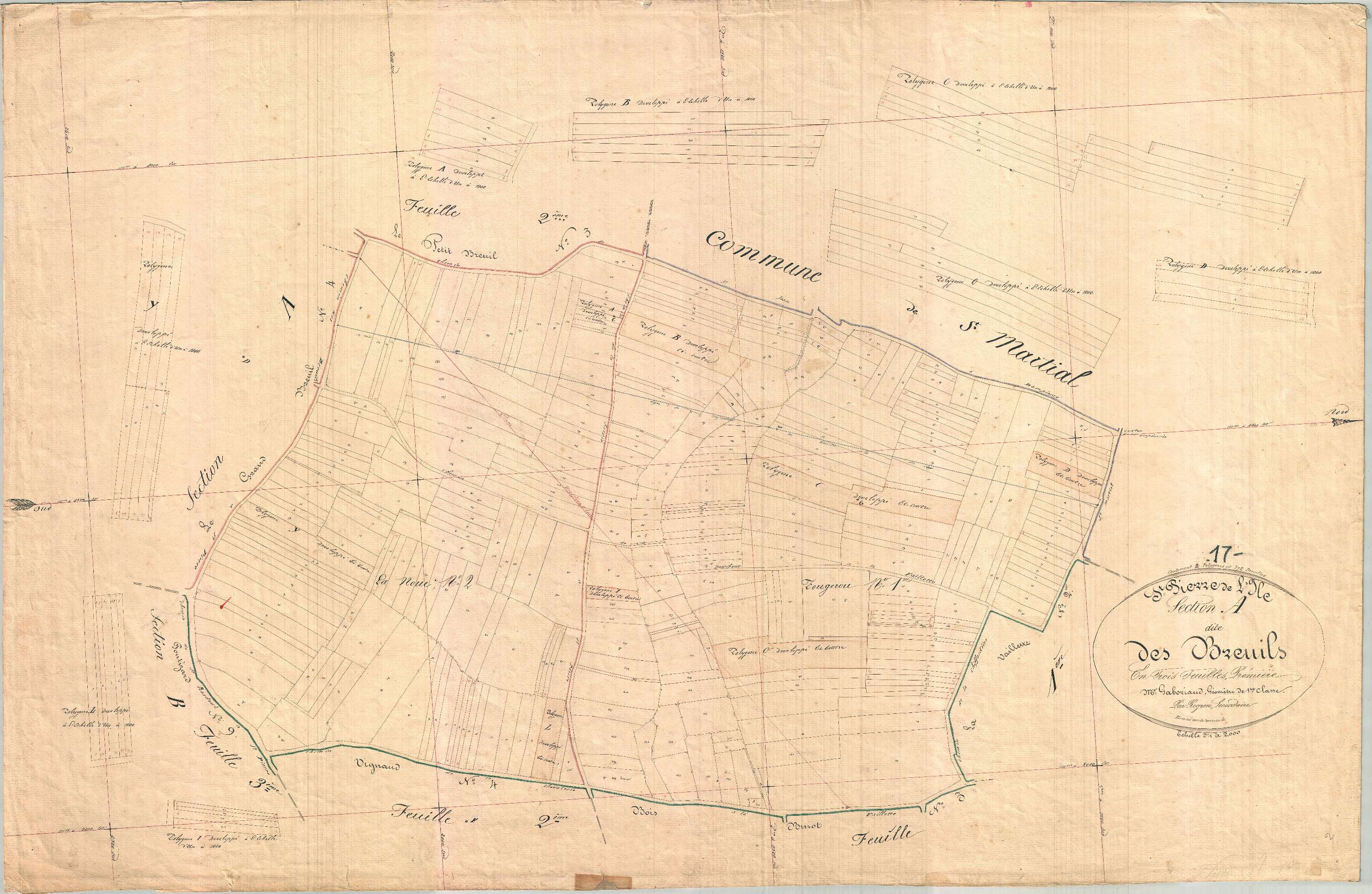 Saint-Pierre-de-l'Isle - Section A1 dite des Breuils.