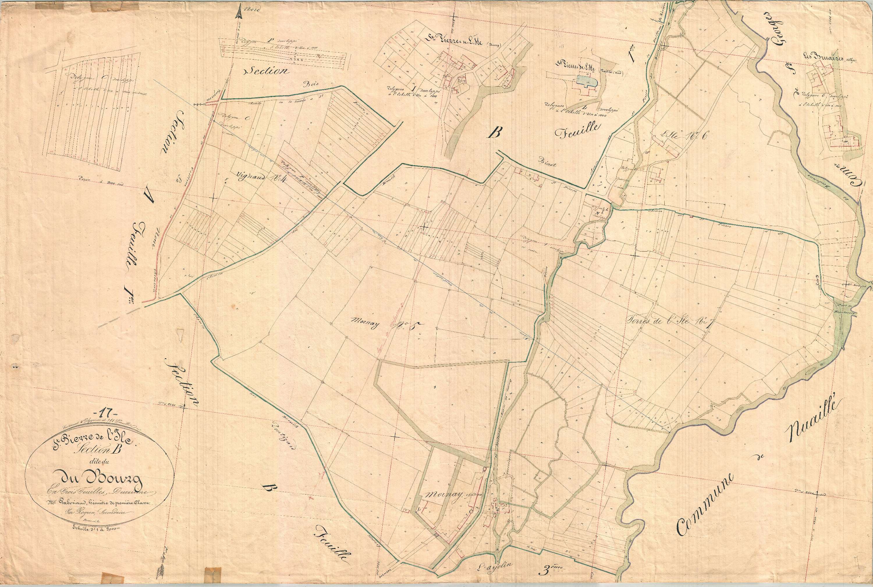 Saint-Pierre-de-l'Isle - Section B2 dite du Bourg.