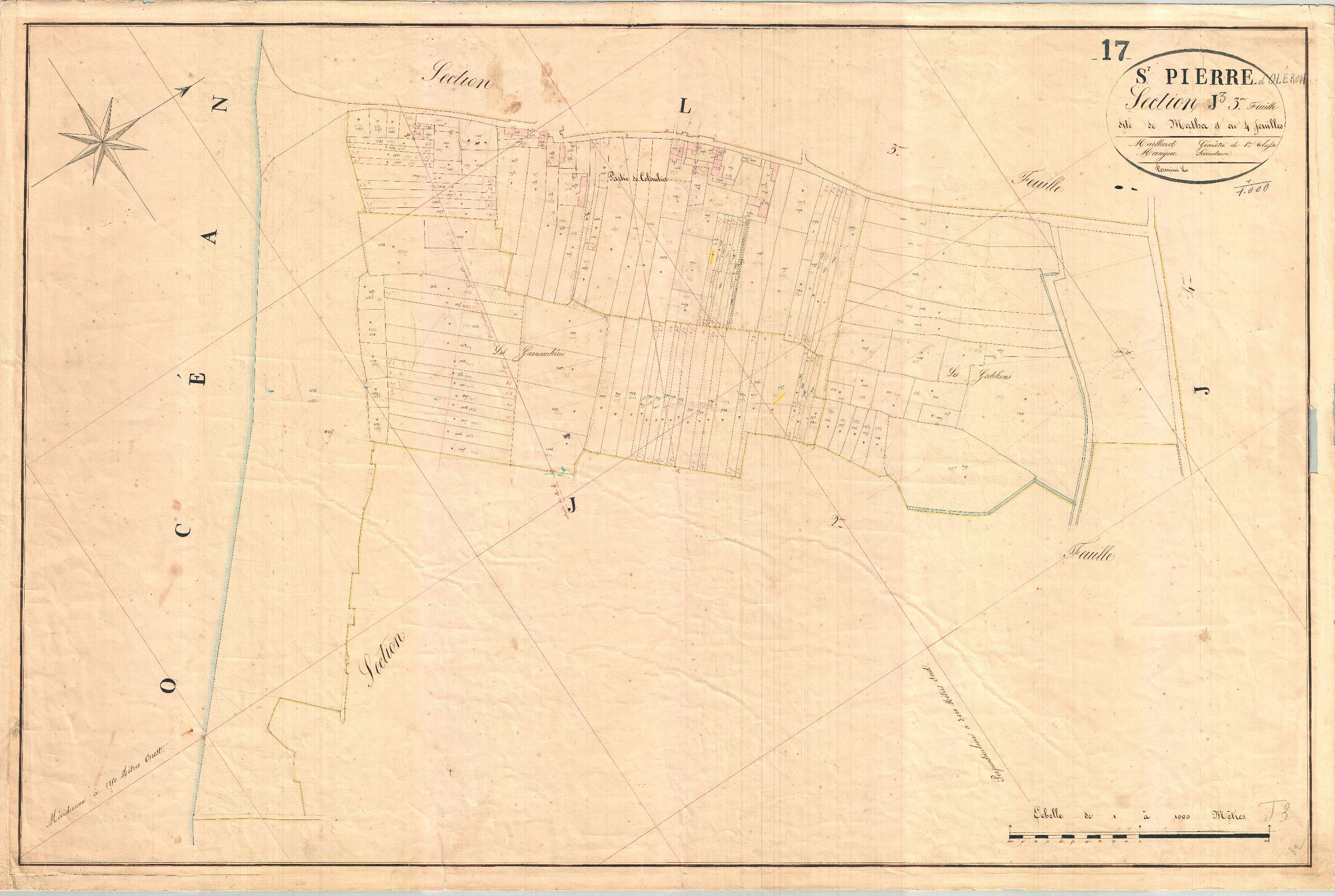 Saint-Pierre-d'Oléron - Section J3 dite de Matha.